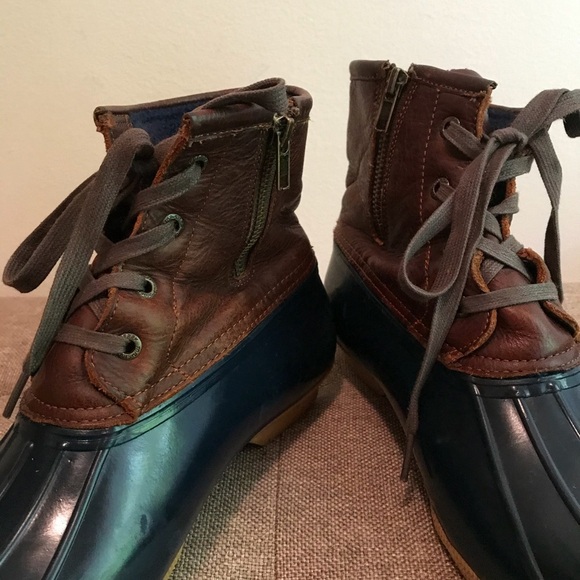 Sperry Top-Sider Saltwater Duck Boot | Blue - Picture 6 of 10